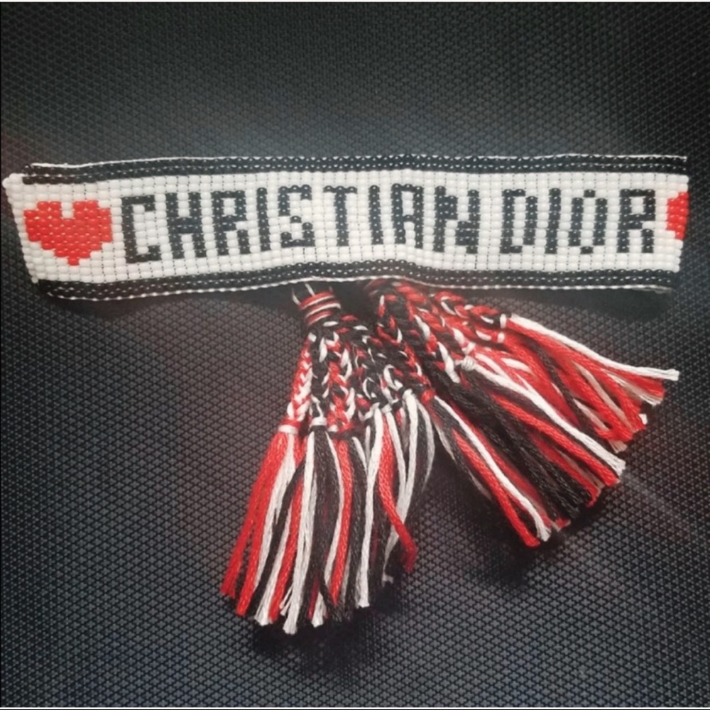 ❌Sold❌ Christian Dior J’ADIOR Bracelet Tassel Knit - Picture 7 of 8